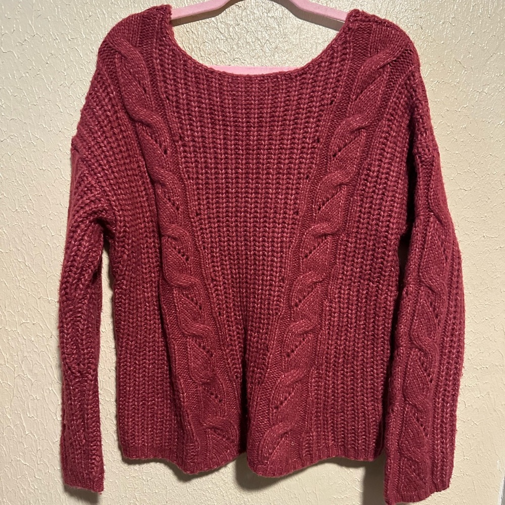 Anthropologie Ramona Cable Knit Sweater Size Small - Picture 3 of 8